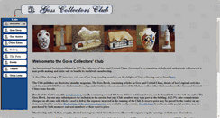 Desktop Screenshot of gosscollectorsclub.org